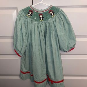 Smocked Christmas Dress